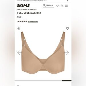 SKIMS FULL COVERAGE BRA